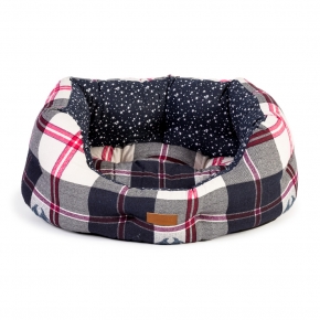 Danish Design FatFace Penguin Check Deluxe Slumber Pet Bed 18" / 45cm